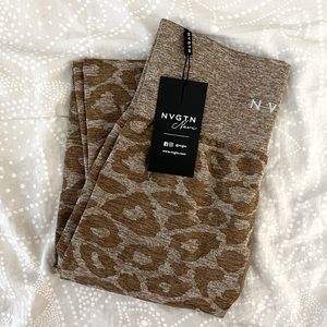 NVGTN Mocha Leopard Seamless Leggings